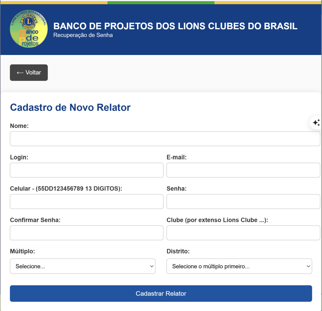BANCO DE PROJETOS