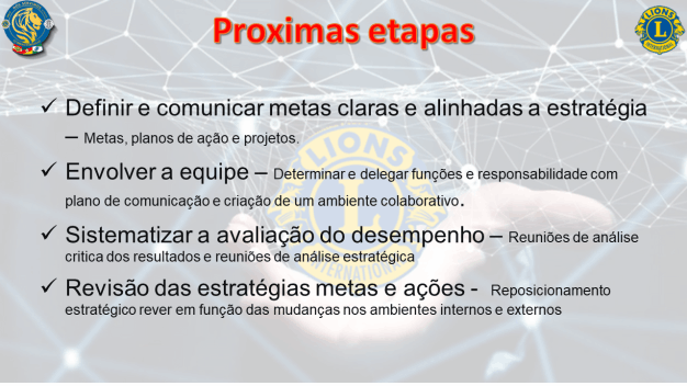 próximas etapas